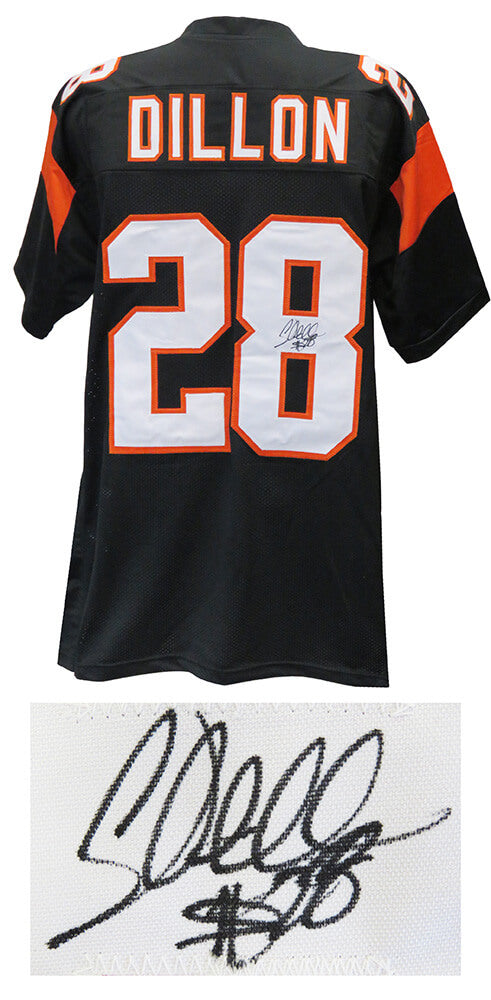 Corey Dillon Signed Black Custom Football Jersey