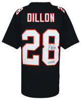 Corey Dillon Signed Black Custom Football Jersey w/Who Dey