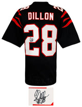 Corey Dillon Signed Black Custom Jersey