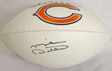 Mike Ditka Signed Bears Logo Football