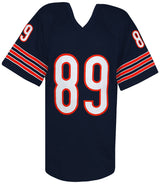 Mike Ditka Signed Navy Custom Football Jersey - (JSA)