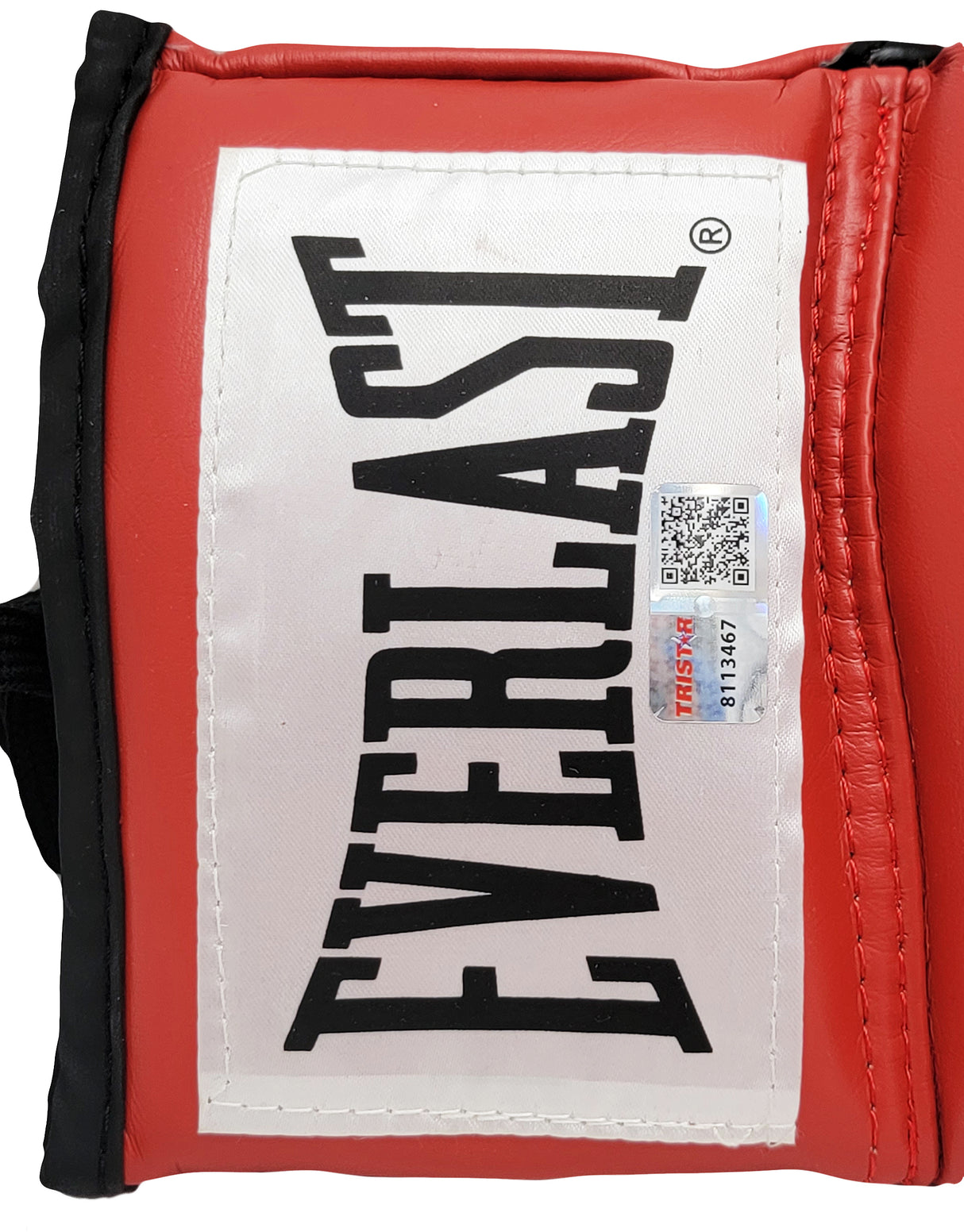 Julio Cesar Chavez Sr. Autographed Red Everlast Boxing Glove Right Hand TriStar Holo Stock #208803