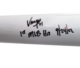 Miguel Vargas Autographed Gray Rawlings Game Model Bat Los Angeles Dodgers "1st MLB HR" Beckett BAS Witness Stock #209050