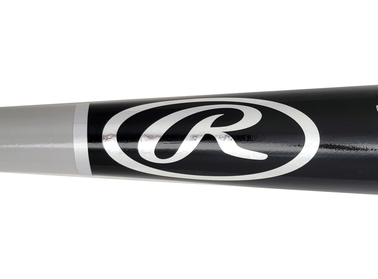Miguel Vargas Autographed Black Rawlings Game Model Bat Los Angeles Dodgers "1st MLB HR" Beckett BAS Witness Stock #209052