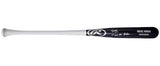 Miguel Vargas Autographed Black Rawlings Game Model Bat Los Angeles Dodgers "1st MLB HR" Beckett BAS Witness Stock #209052