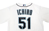 Seattle Mariners Ichiro Suzuki Autographed White Nike Jersey Size L "#51" IS Holo Stock #209041
