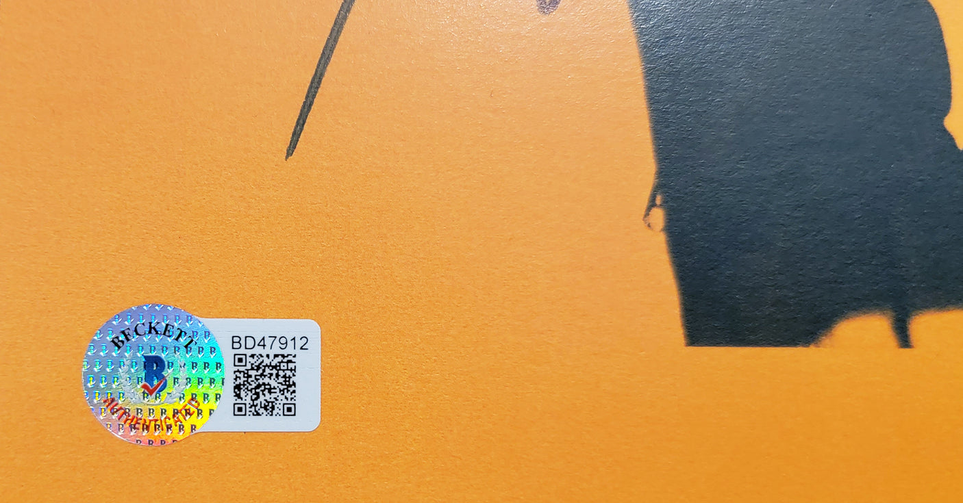 Billy Idol & Steve Stevens Autographed 11x17 Poster Beckett BAS Stock #209069