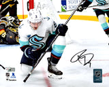 Ryan Donato Autographed 8X10 Photo Seattle Kraken First Franchise Game Goal Celebration Fanatics Holo Stock #209024