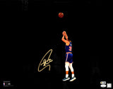 Stephen Curry Autographed Framed 16x20 Photo Golden State Warriors Spotlight JSA Stock #265809