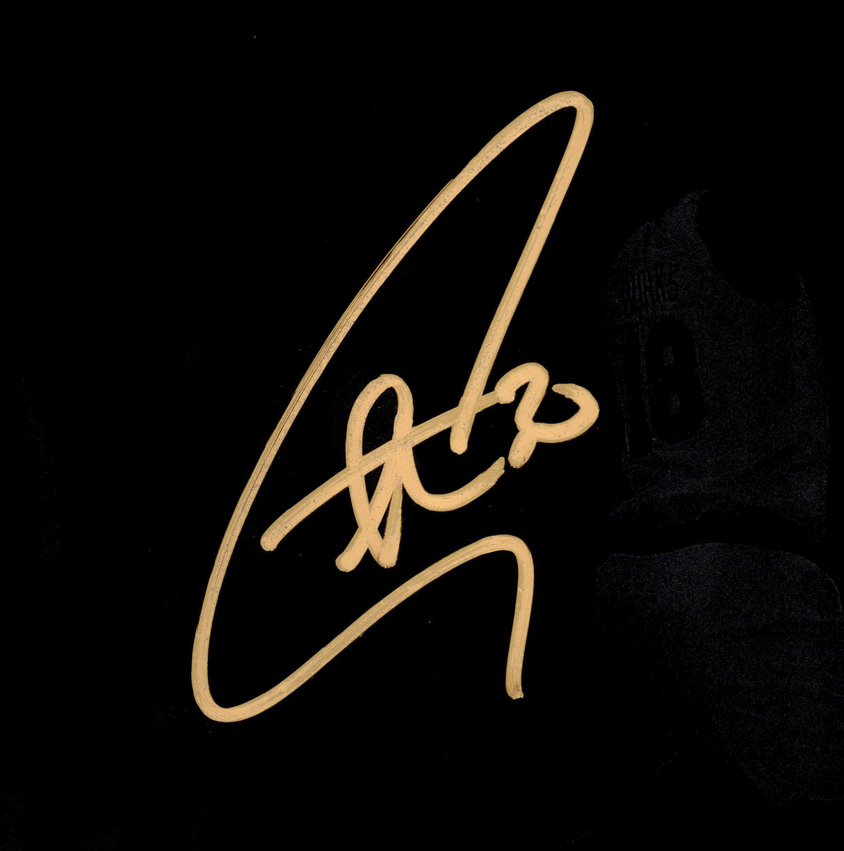 Stephen Curry Autographed Framed 16x20 Photo Golden State Warriors Spotlight JSA Stock #265809