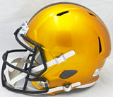 Pittsburgh Steelers Unsigned Flash Gold Full Size Replica Speed Helmet Stock #220691