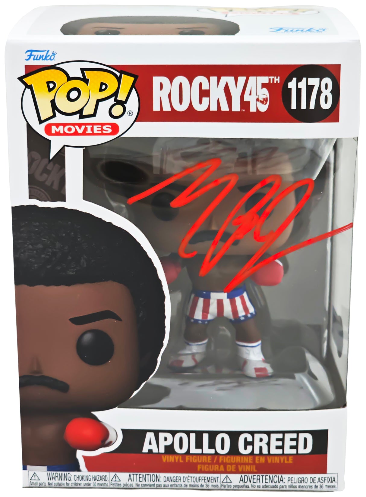 Michael B. Jordan Autographed Funko Pop Vinyl Figurine Beckett BAS Witness Stock #220631