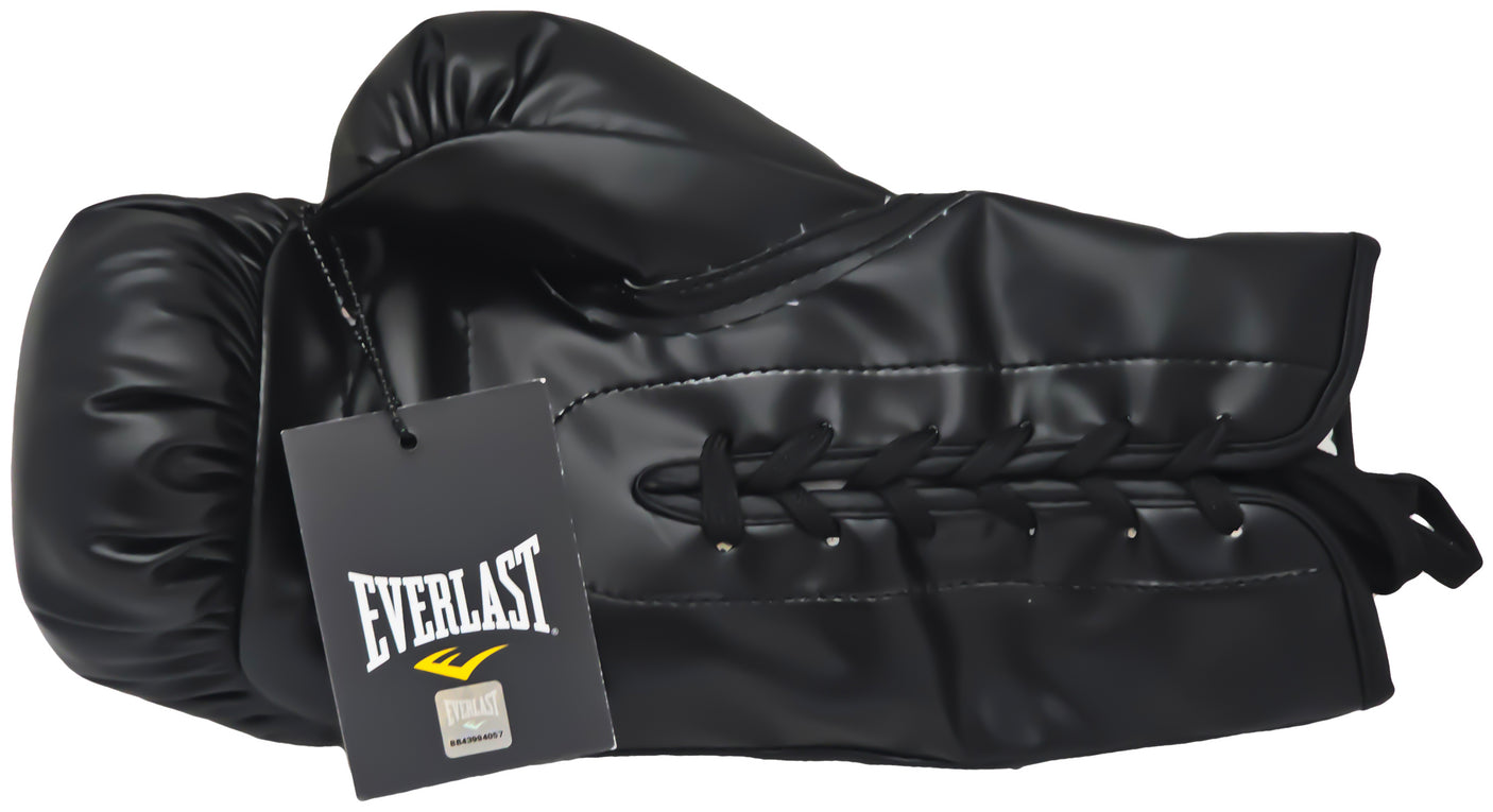 Michael B. Jordan Autographed Black Everlast Boxing Glove Right Handed RH Beckett BAS Witness Stock #220646