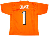 Cincinnati Bengals Ja'Marr Chase Autographed Orange Jersey Beckett BAS Witness Stock #220611
