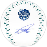Julio Rodriguez Autographed Official 2023 All Star Game Logo MLB Game Baseball Seattle Mariners Beckett BAS QR Stock #220567