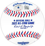 Kyle Tucker Autographed Official 2022 All Star Game Logo MLB Game Baseball Cubs Astros Beckett BAS Witness Stock #220572