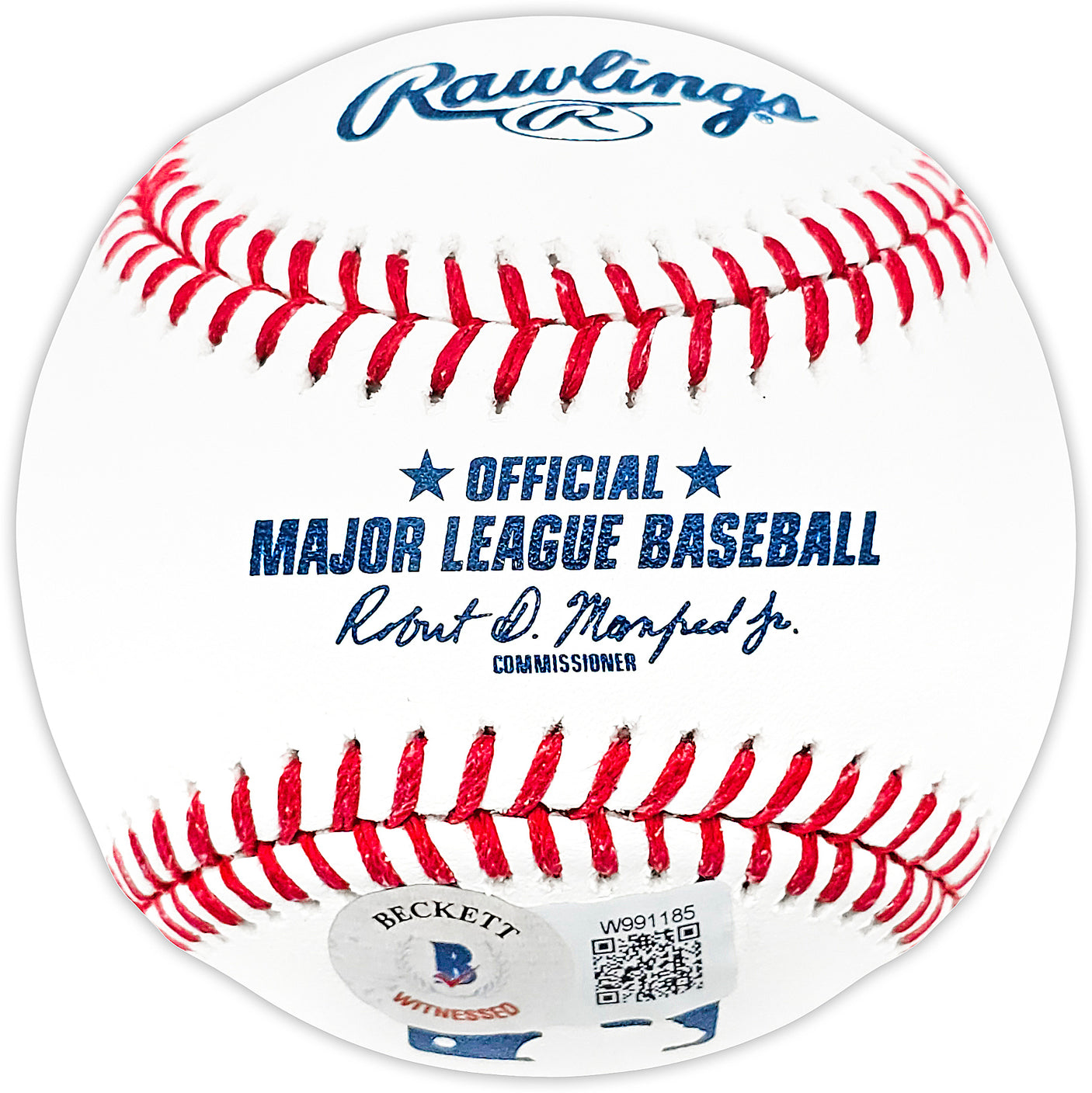 George Foster Autographed Official MLB Baseball Cincinnati Reds "75-76 WSC" Beckett BAS Witness Stock #220716