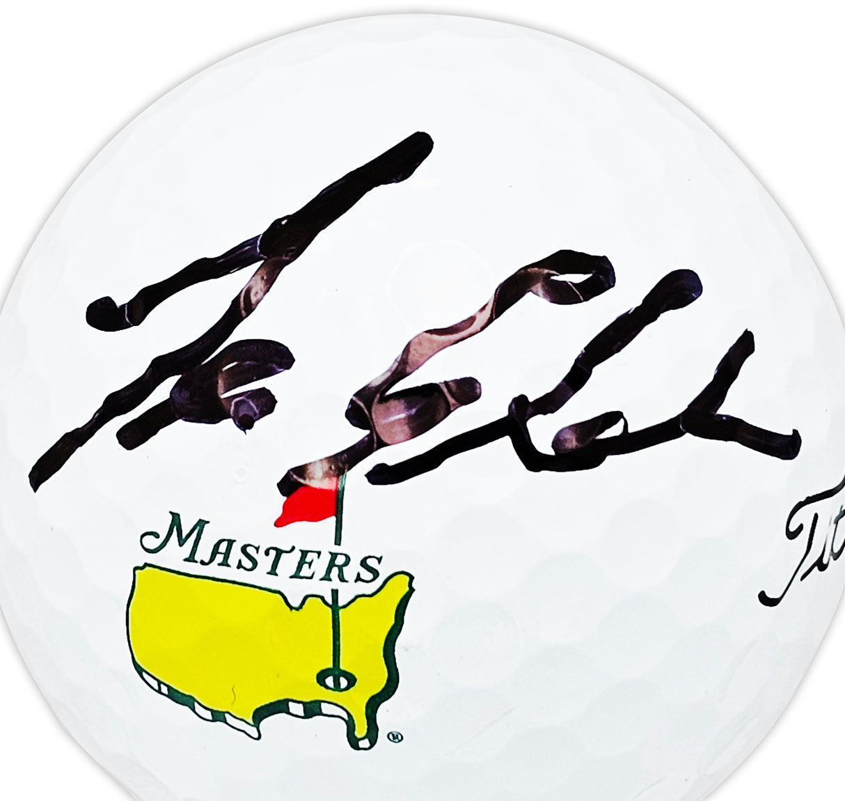 Lee Elder Autographed Titleist Masters Logo Pro V1 Golf Ball Stock #220715