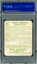 Ernie Lombardi Autographed 1934 Goudey Rookie Card #35 Cincinnati Reds PSA/DNA #14139225