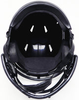 Kyle Pitts Autographed Atlanta Falcons Eclipse Black Speed Mini Helmet Beckett BAS Witness #WL88294