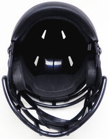 Justin Fields Autographed Chicago Bears Eclipse Black Speed Mini Helmet Beckett BAS QR #BK69299