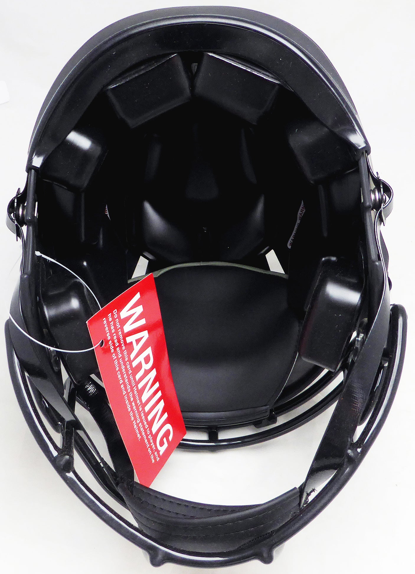 Saquon Barkley Autographed New York Giants Eclipse Black Full Size Authentic Speed Helmet "2018 NFL ROY" Beckett BAS Witness #WQ04040