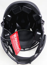 Saquon Barkley Autographed New York Giants Eclipse Black Full Size Authentic Speed Helmet "2018 NFL ROY" Beckett BAS Witness #WQ04040