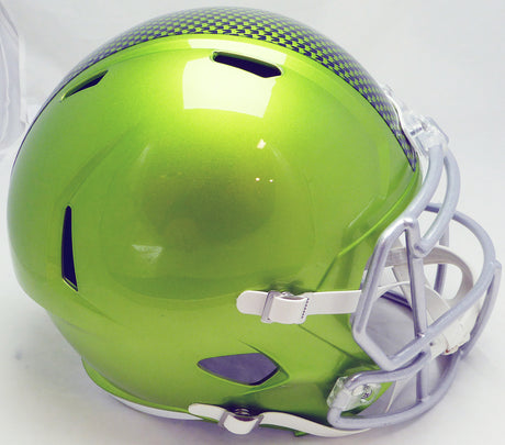 Unsigned Seattle Seahawks Flash Green Replica Speed Full Size Helmet (Missing Decal) SKU #220968