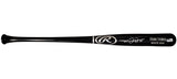 Frank Thomas Autographed Black Rawlings Game Model Bat Chicago White Sox Beckett BAS Witness Stock #209065
