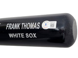 Frank Thomas Autographed Black & Grey Rawlings Game Model Bat Chicago White Sox Beckett BAS Witness Stock #209067