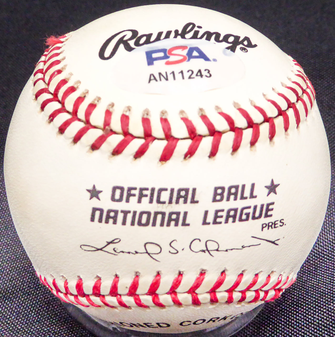 Curt Flood Autographed Official NL Baseball St. Louis Cardinals PSA/DNA #AN11243
