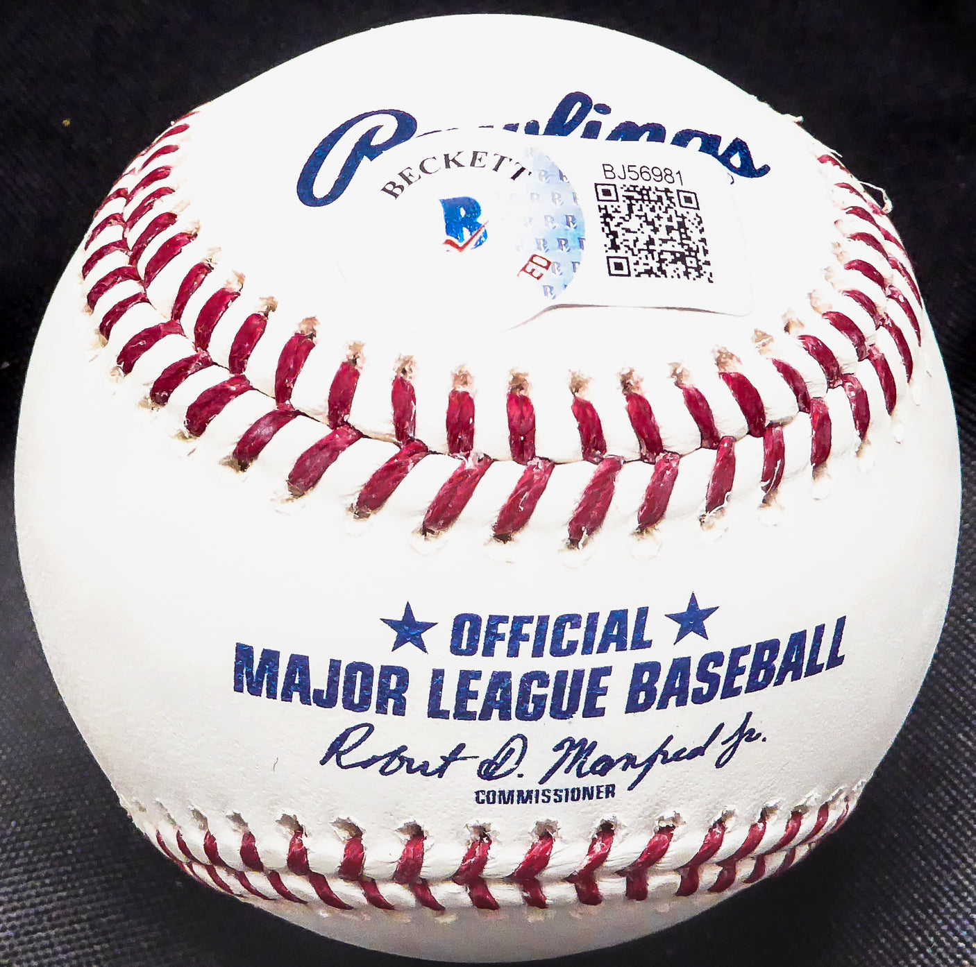 Julio Rodriguez Autographed Official MLB Baseball Seattle Mariners (Smudged) Beckett BAS QR #BJ56981