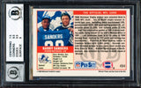 Barry Sanders Autographed 1989 Pro Set Rookie Card #494 Detroit Lions BGS 8 Auto Grade Gem Mint 10 Beckett BAS Stock #209304