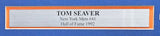 Tom Seaver Autographed Framed 16x20 Photo New York Mets Beckett BAS QR #BH26851