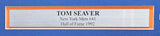 Tom Seaver Autographed Framed 16x20 Photo New York Mets Beckett BAS QR #BH26851