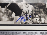 Wilt Chamberlain, Bill Russell & Tom Heinsohn Autographed Framed 16x20 Photo JSA #XX57681