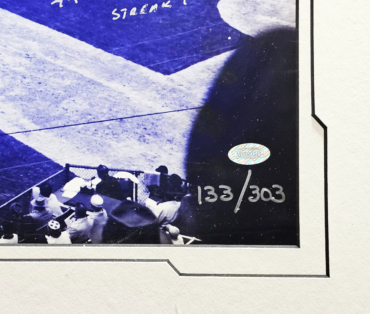 Pete Rose Autographed Framed 16x20 Photo Cincinnati Reds With 8 Stats/Inscriptions #133/303 Mounted Memories SKU #221106