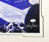 Pete Rose Autographed Framed 16x20 Photo Cincinnati Reds With 8 Stats/Inscriptions #133/303 Mounted Memories SKU #221106