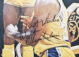 Wilt Chamberlain Autographed Framed 24x36 Sports Illustrated Poster Photo Los Angeles Lakers Auto Grade Gem Mint 10 "Best Wishes" PSA/DNA #AN04075
