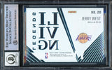 Jerry West Autographed 2020-21 Panini Illusions Living Legends Sapphire Card #20 Los Angeles Lakers Auto Grade Gem Mint 10 Beckett BAS #16622156