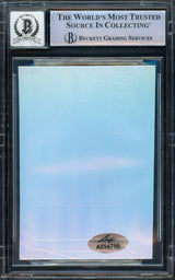 Jerry West Autographed 2022-23 Leaf Optichrome Prismatic Gold Card #BAJW3 Los Angeles Lakers Auto Grade Gem Mint 10 Beckett BAS #16622142