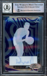 Jerry West Autographed 2022-23 Leaf Optichrome Purple Card #BAJW3 Los Angeles Lakers Auto Grade Gem Mint 10 Beckett BAS #16622140