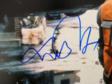 Michael J. Fox Autographed 16x20 Photo Back To The Future DeLorean Beckett BAS Witness Stock #209147