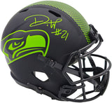 Devon Witherspoon Autographed Seattle Seahawks Eclipse Black Full Size Speed Replica Helmet MCS Holo Stock #235443