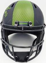 Devon Witherspoon Autographed Seattle Seahawks Eclipse Black Full Size Speed Replica Helmet MCS Holo Stock #235443