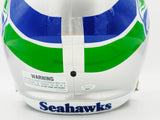 Devon Witherspoon Autographed Seattle Seahawks Silver 1983-01 Throwback Full Size Speed Replica Helmet MCS Holo Stock #235445