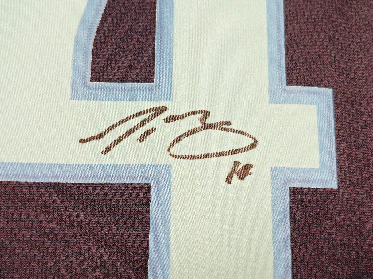 Seattle Kraken Nathan Bastian Autographed Blue Fanatics Breakaway Jersey Size XL With Inaugural Season Patch Fanatics Holo Stock #235579