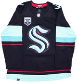 Seattle Kraken Riley Sheahan Autographed Blue Adidas Authentic Jersey Size 54 With Inaugural Season Patch Fanatics Holo Stock #235589