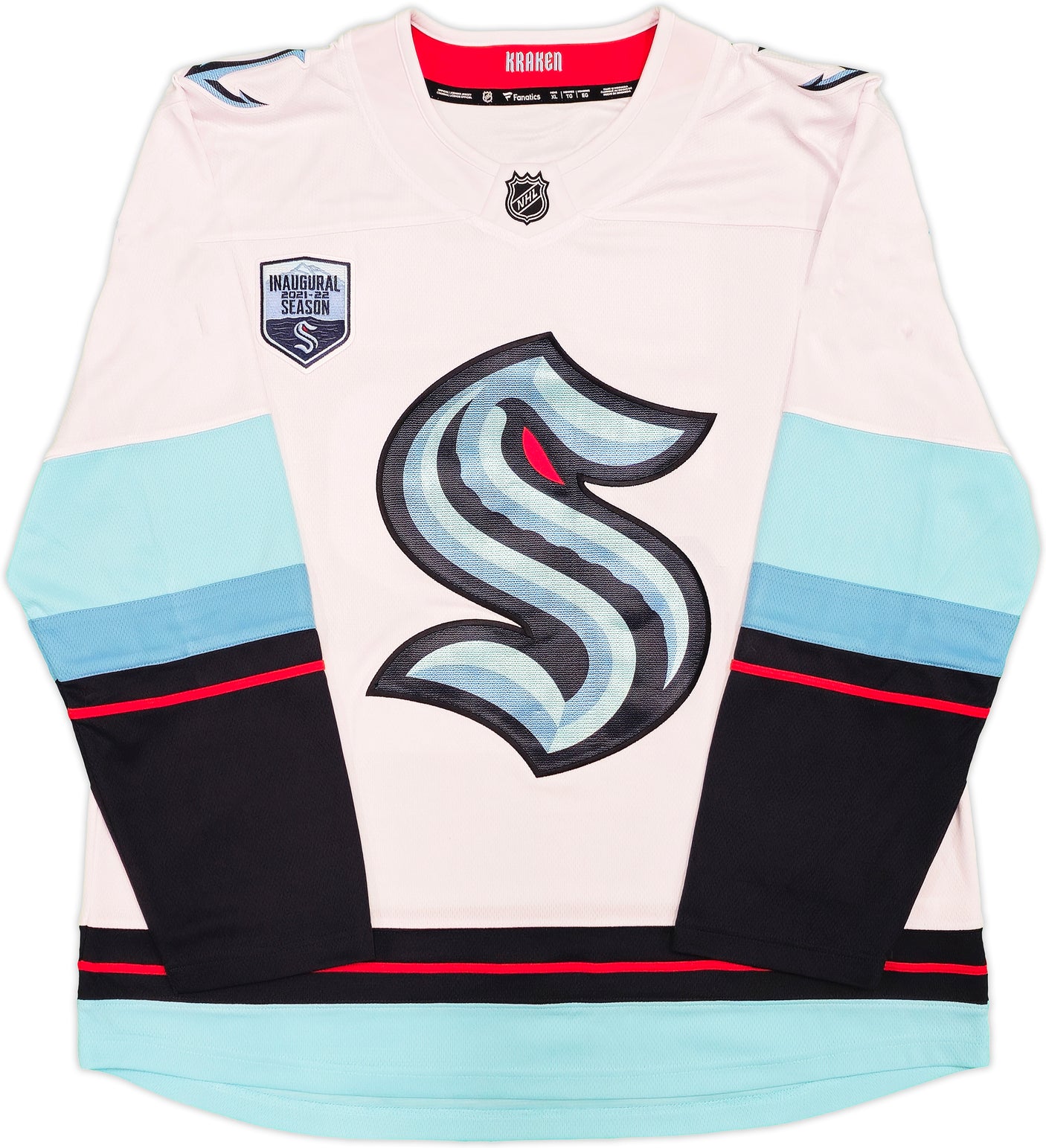 Seattle Kraken Ryan Donato Autographed White Fanatics Breakaway Jersey Size XL With Inaugural Season Patch Fanatics Holo Stock #235573