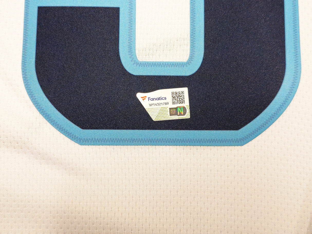Seattle Kraken Riley Sheahan Autographed White Fanatics Breakaway Jersey Size XL With Inaugural Season Patch Fanatics Holo Stock #235592